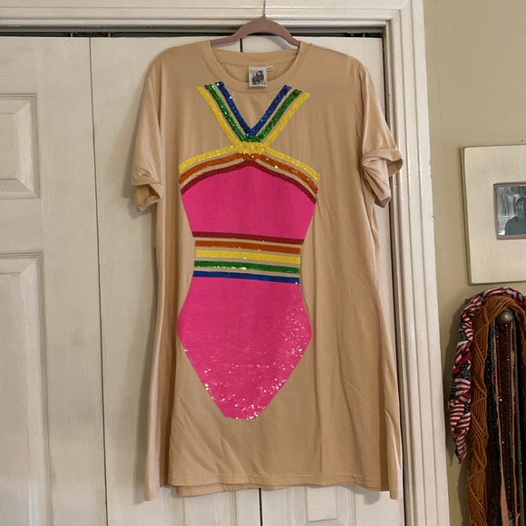QUEEN OF SPARKLES Other - QOS swim coverup Large